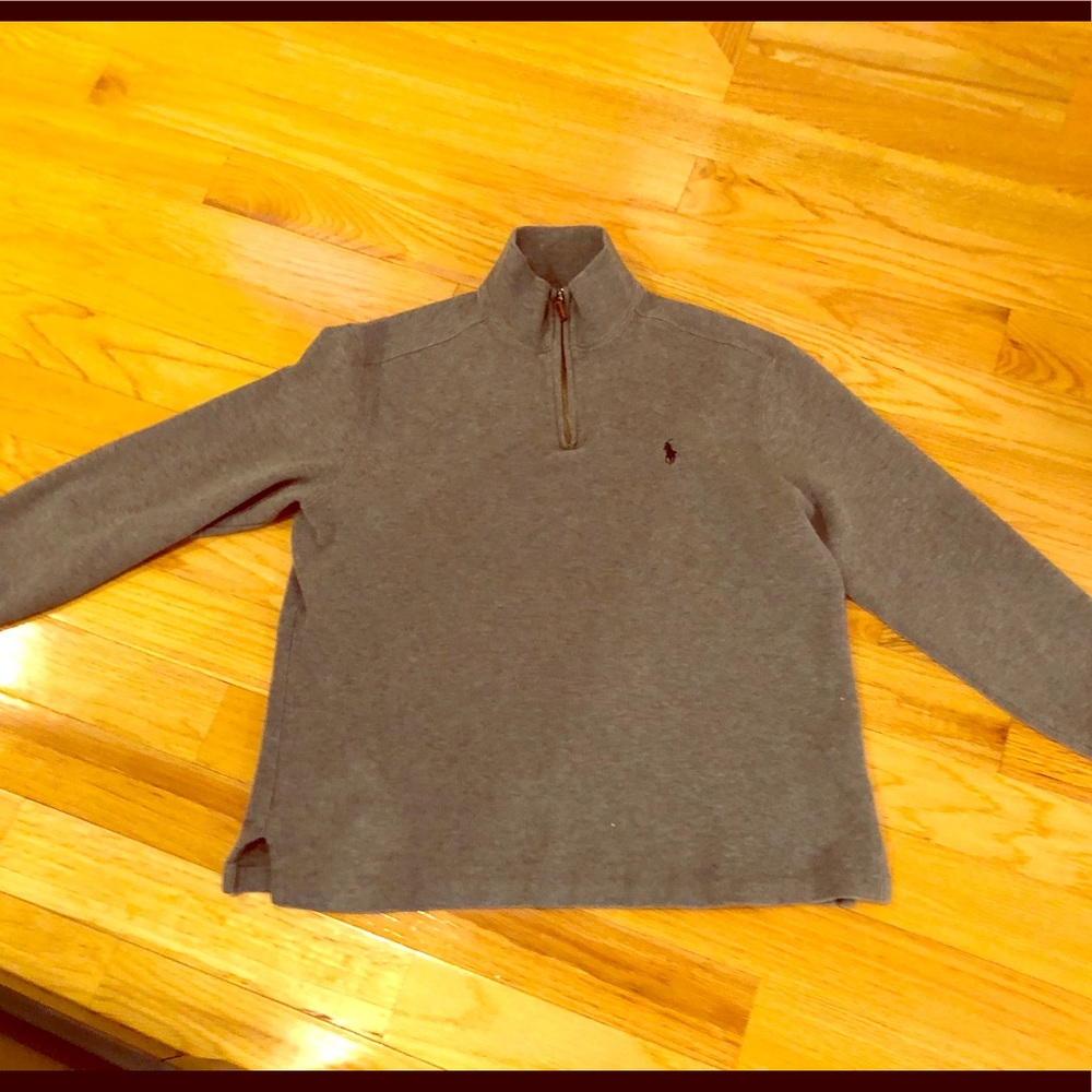 Gray Quater-zip